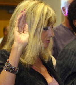 Jean taking the Oath of Allegiance