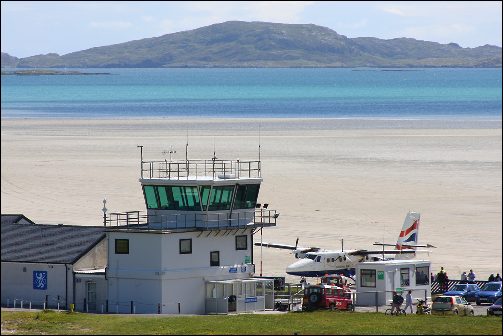 View of airport and beach (runways)