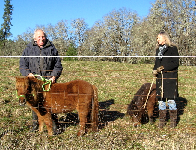 Paul with Dancer; Jean with Grace.