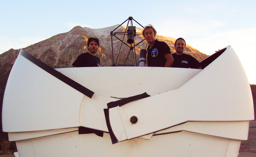 Miguel Hurtado, Jaime Nomen, and Jaume AndreuWinners of a Planetary Society Shoemaker NEO Grant in 2010