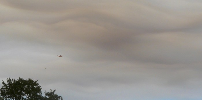 Wave cloud - in the smoke cover.