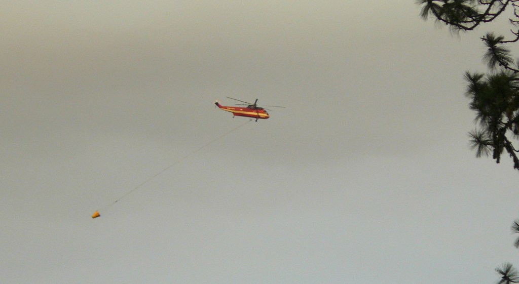 Returning to refill at Grants Pass Airport.