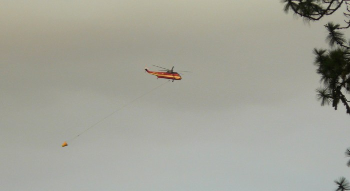 Returning to refill at Grants Pass Airport.