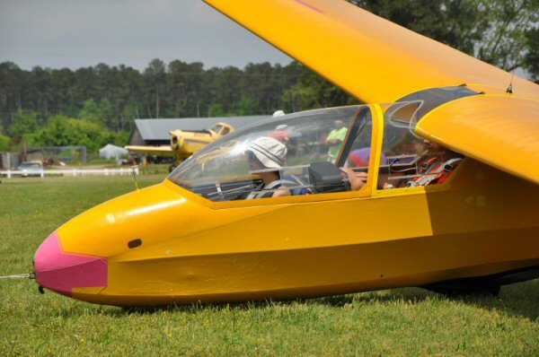 A K-7 typical of the glider I first flew in at Rattlesden GC.