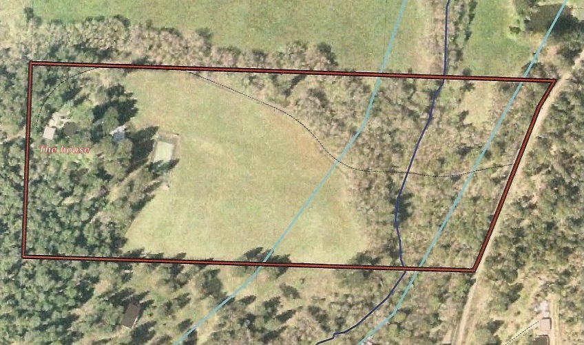 Thirteen acres orientated West-East.