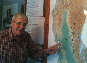 Leon Hunsaker has done the math, and he thinks Sacramento isn’t prepared for another series of storms like the ones that hit the state in January 1862.