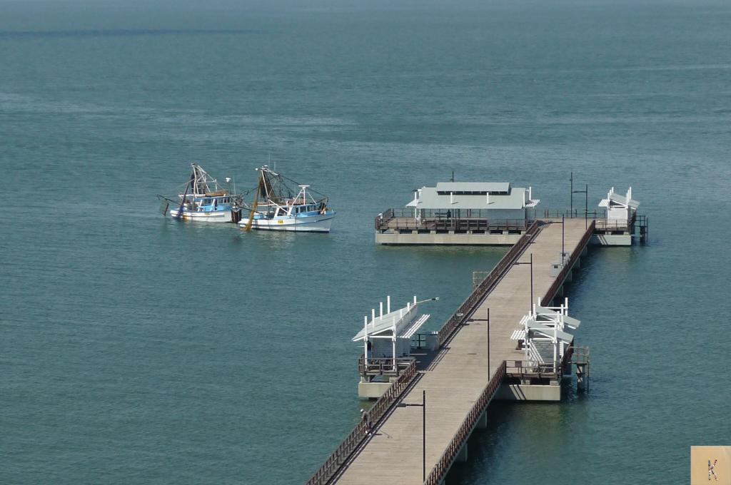 View of the jetty from Point Plaza.