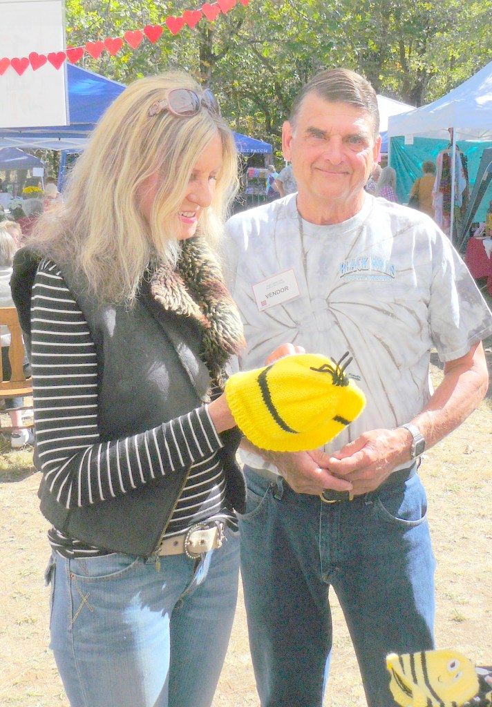 Including a rather fun woollen hat for grandson Morten back in England.