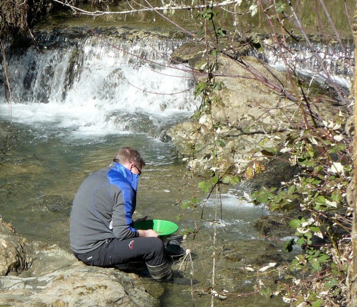 Bummer Creek that runs across our property is reputed to hold gold.