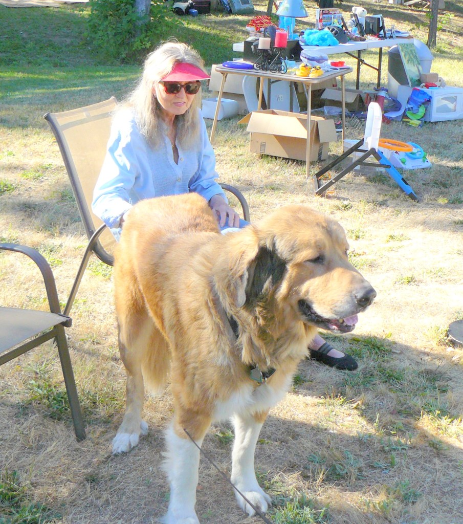 Jean and Brandy at our local yard sale last weekend. (June 29th, 2016)
